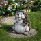 Northlight Hedgehog with Mushroom Outdoor Garden Statue - 8.5"